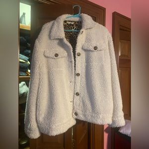 White Sherpa Jacket